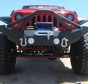 Steel Full Length Front Bumper w/ Skid Plate 07-17 Jeep Wrangler