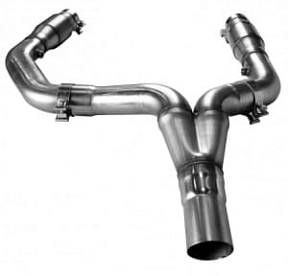 Приемная труба Y-Pipe для Camaro/Firebird, 3" x OEM с кат. High Flow