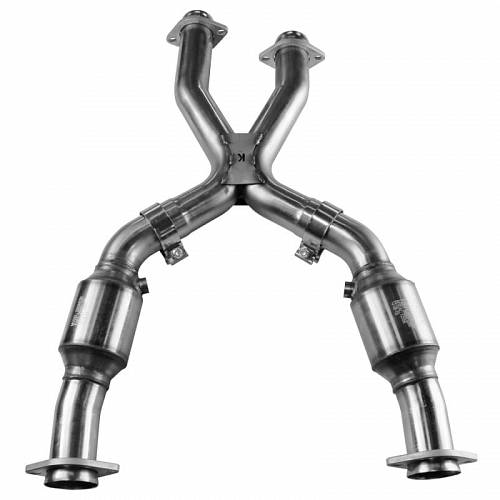 X-pipe  с катализаторами Green для Ford Mustang GT | Cobra 4.6L 1999-2004 