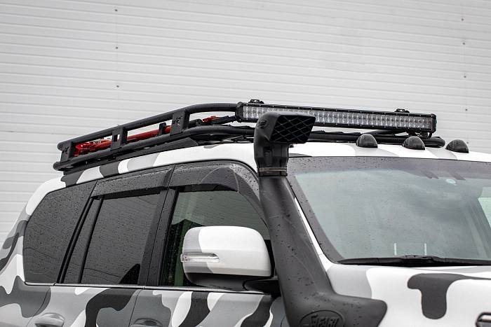 Универсальный экспедиционный багажник BMS Yukon для Toyota Prado, кунг Tundra, полимерное покрытие