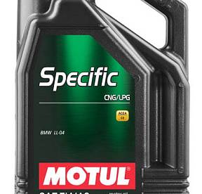 5 л MOTUL SPECIFIC CNG/LPG для для двигателей, работающих на сжатом (КПГ) или сжиженном (СНГ) газе