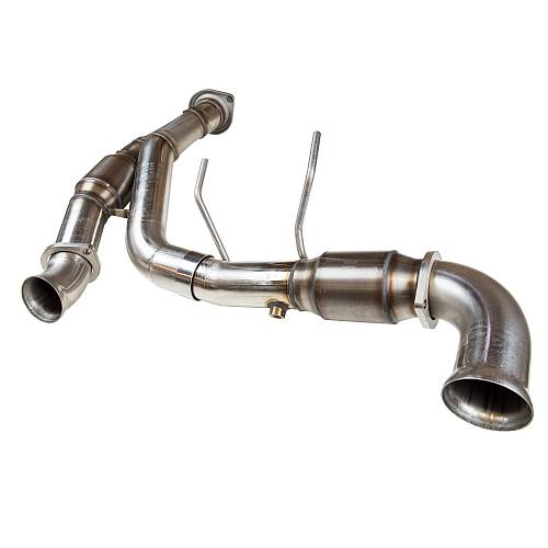 Y-Pipe для Ford F150,  3" x OEM, с кат. Green