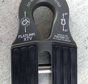 Буксировочный шакл FlatLink XTV для лебедок UTV / ATV - серый