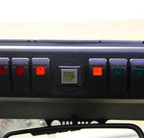 JK Switch Panel 6 Switch W/Genesis Adapter 07-08 Wrangler JK G Screen Not Included Multi Color sPOD