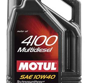 5 л MOTUL 4100 MULTIDIESEL 10W-40 для дизельных и турбодизельных двигателей, изготовленное по технологии Technosynthese®