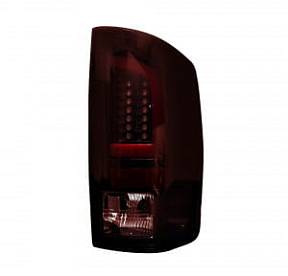 Dodge 07-08 RAM 1500 & 07-09 RAM 2500/3500 OLED TAIL LIGHTS - Dark Red Smoked Lens