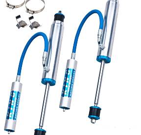 Амортизаторы KING передние для NISSAN PATROL Y61 1997-2010 +2,5",  с резервуаром на гибком соединении, с лифтом подвески 0"-2"