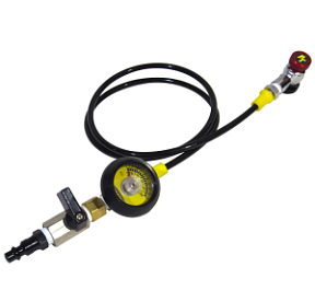 Мини инфлятор для заправки амортизаторов азотом 500 PSI