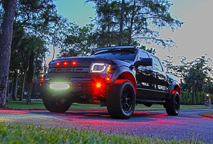 Фары головного света для Ford F150|RAPTOR 2013-2014- Clear / Chrome