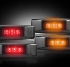 Маркер задних крыльев для Dodge Ram 94-01 - Smoked Lens w/ Black Trim