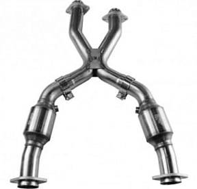 X-pipe  с катализаторами Green для Ford Mustang GT | Cobra 4.6L 1999-2004 