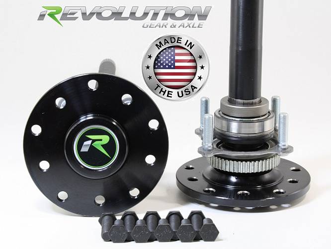 07-15 Jeep JK X and Sahara US Made Rear Axle Kit 30  Spline Revolution Gear