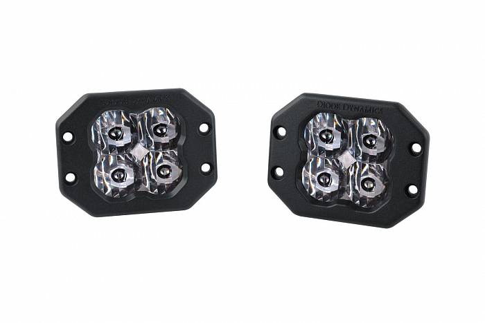 Комплект врезных LED-модулей SS3 Pro SAE с янтарной подсветкой, водительский свет