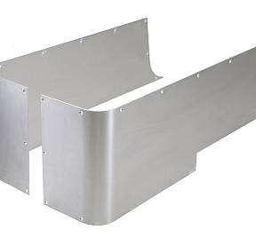 Задние крылья для Jeep алюминиевые TJ, YJ, CJ от GenRight