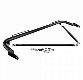 Кронштейн для установки ремней для 05-14 Ford Mustang Harness Bar Kit - Black Satin