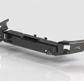 Задний силовой бампер BMS ALFA для Toyota FJ Cruiser 2007+, покрытие Line-X