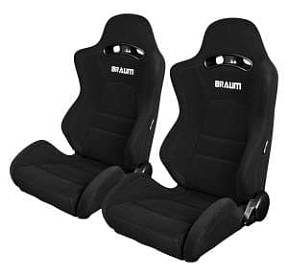 Спортивные сиденья анатомические серии S8 Series V2 Sport Seats - Black Cloth