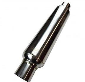 Глушитель для гоночных автомобилей длина 14", ø 2.5"