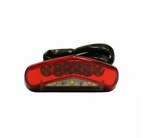 Задний габаритный мини фонарь красный