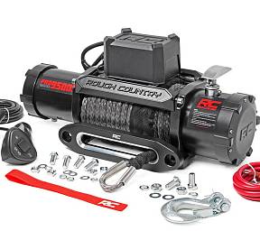 Лебёдка электрическая PRO SERIES 9500LB (синтетический трос)