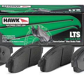 ТОРМОЗНЫЕ КОЛОДКИ LC100/LX470 HAWK LTS ЗАД.