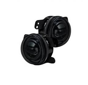 Противотуманные фары для Jeep JK Wrangler 07-15- Smoked / Black