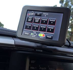 TJ Swicth Panel 8 Circuit Source SE W/Touchscreen 97-06 Wrangler TJ sPOD