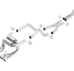 ВЫХЛОПНАЯ СИСТЕМА CAT BACK CHEVROLET  CORVETTE C6 Z06/ZR1 ’06-’11 7.0/6.2L