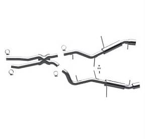 Выхлопная система Magnaflow CAT BACK 16542 Bmw 335i, 335Xi Sedan