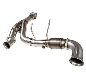 Y-Pipe для Ford F150 Coyote 5.0L 4V 3, с High Flow кат., 3" x OEM