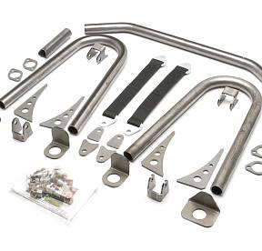 Комплект кронштейнов для установки амортизаторов COIL OVER с корпусом 2-2.5 дюйма на  Jeep  Flange Style от GenRight