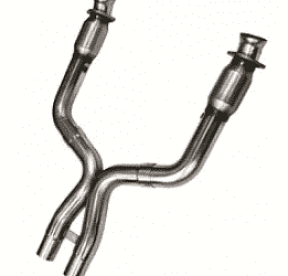 Приемные трубы X-Pipe с High Flow кат. для Shelby GT500, 2011-2014, 3'' x 2.75''