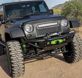 Передний бампер серии Venom для Jeep Wrangler JK 2007-17 