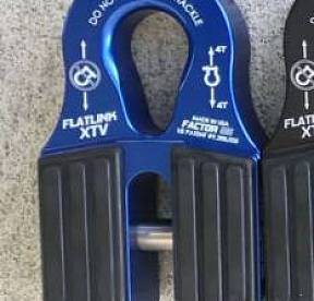 Буксировочный шакл FlatLink XTV для лебедок UTV / ATV - синий