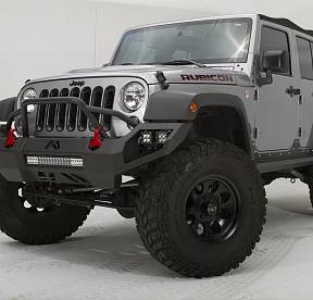 Бампер силовой для Jeep JK 2007-2017  Vengeance  (с защитой)