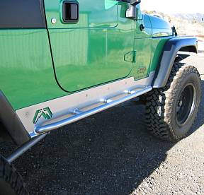 Защита порогов для Jeep LJ  2004-2006 Bare