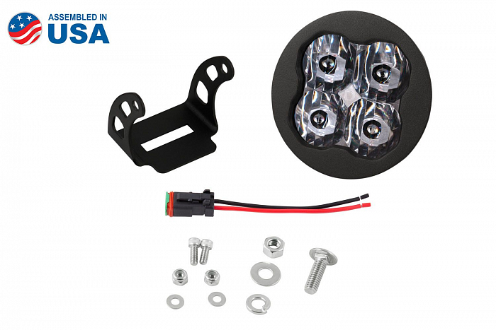 Фара круглая противотуманная LED-модуль SS3 Pro SAE, водительский свет