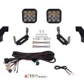 Комплект LED-модулей SS5 Pro CrossLink на бампер Jeep Wrangler, водительский свет