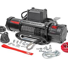 Лебёдка электрическая PRO SERIES 12000LB (синтетический трос)