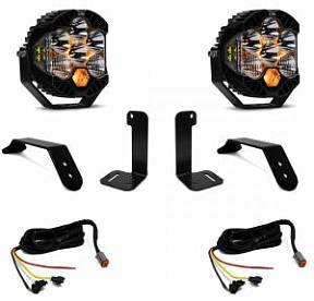 Baja Designs - Комплект LED фар LP6 для бампера Jeep Wrangler JL, подключается к панели управления