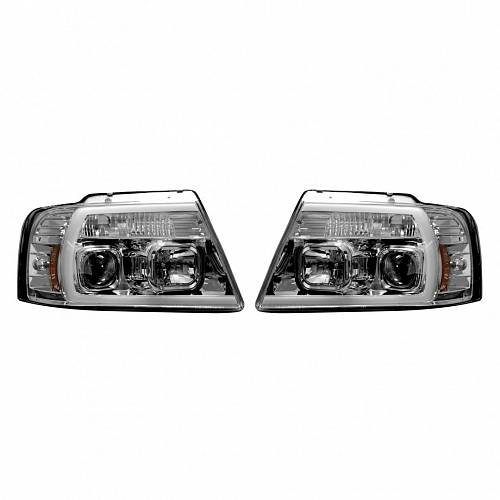 Фары головного света для Ford F150 04-08  - Clear / Chrome