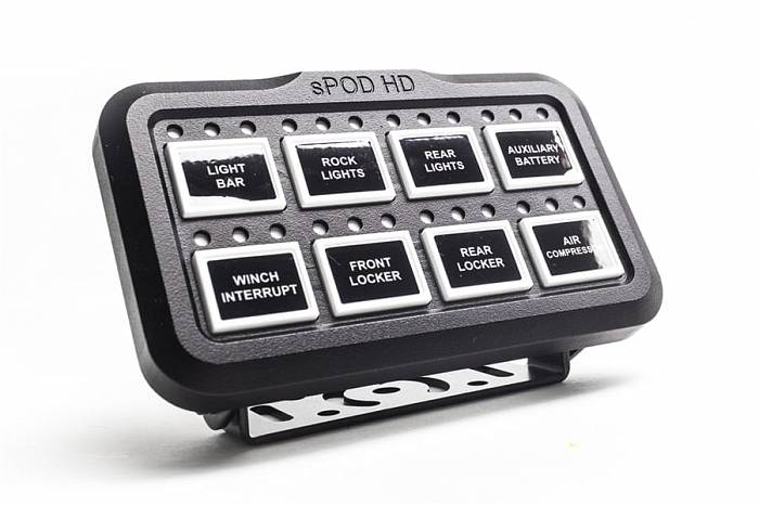 JK Switch Panel 8 Circuit Source SE System HD 07-17 Wrangler JK sPOD