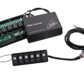 Modular 6 Switch Panel Universal Dual LED 36 Inch Cable Green sPOD