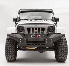 Бампер передний комбинированный с решеткой "Грампер" для Jeep JK 2007-2017