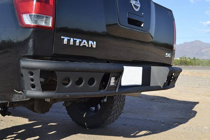 Бампер задний серия Dimple R для Nissan Tiitan