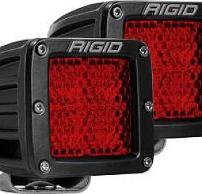Задние красные LED-фары Rigid D-Серия