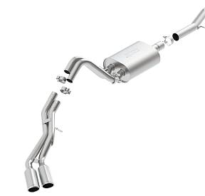 Выхлопная система CAT BACK Cadillac Escalade и Yukon Denali V8-6.2 ’15- звук S-TYPE