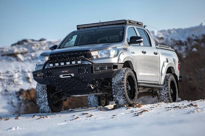 Багажник Raizer-S для Toyota Hilux Revo 2015+, покрытие Raptor