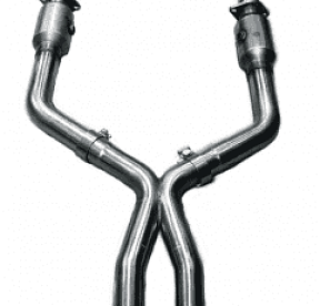 Приемные трубы X-Pipe с кат. Green для Mustang GT, 2011-2014, 3'' x 2.75''