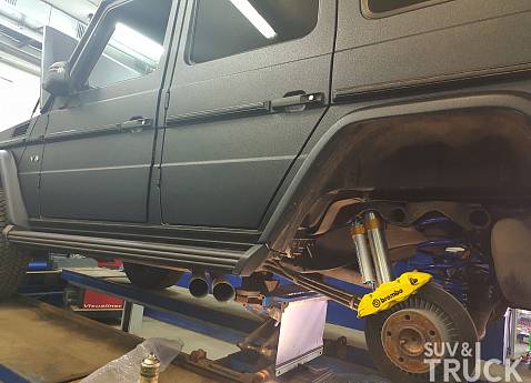 Тюнинг подвески Mercedes G-500| Доработка подвески MB G-class